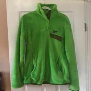 Patagonia Re-Tool lime green.